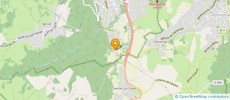 localisation de l'entreprise MONSIEUR NICOLAS CAULIER  CEYRAT