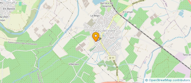 localisation de l'entreprise MONSIEUR NICOLAS CAUSADIAS  PALAU-DEL-VIDRE