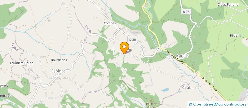 localisation de l'entreprise MONSIEUR NICOLAS CAUSSE  GINALS