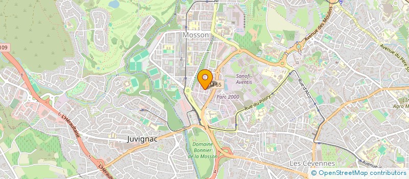 localisation de l'entreprise MONSIEUR NICOLAS CAUVIN  MONTPELLIER