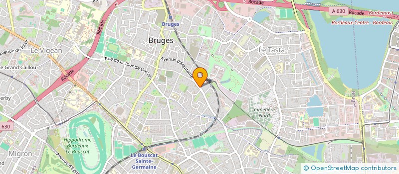 localisation de l'entreprise MONSIEUR NICOLAS CAVALIER  BRUGES