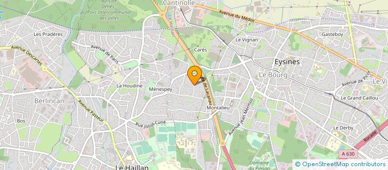 localisation de l'entreprise MONSIEUR NICOLAS CAVEY  EYSINES