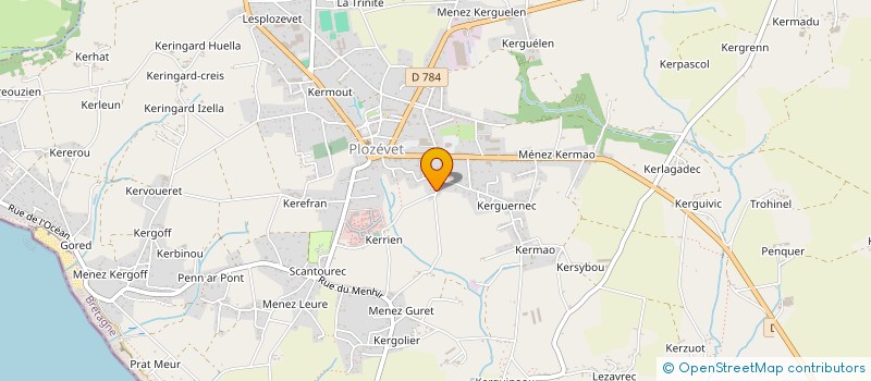 localisation de l'entreprise MONSIEUR NICOLAS CAYET  POULDREUZIC