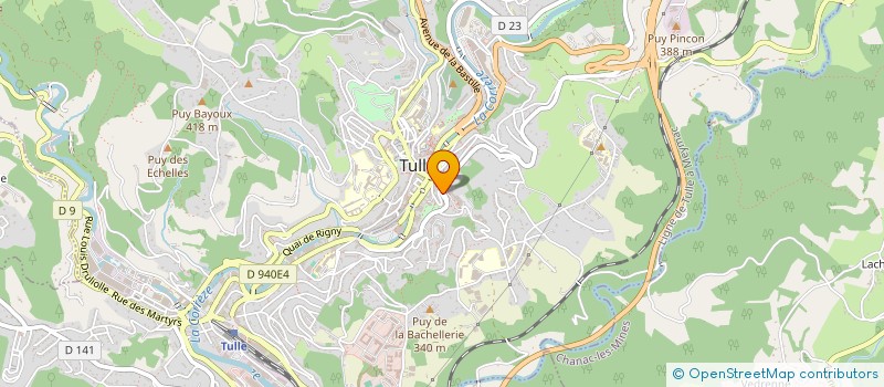 localisation de l'entreprise MONSIEUR NICOLAS CAYRE  TULLE