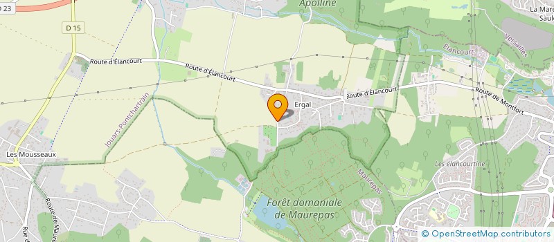 localisation de l'entreprise MONSIEUR NICOLAS CAYRON  JOUARS-PONTCHARTRAIN