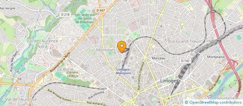 localisation de l'entreprise MONSIEUR NICOLAS CAZALAS à LIMOGES