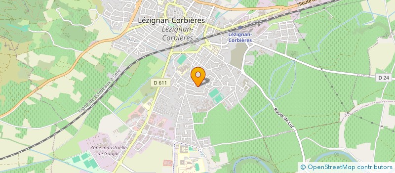 localisation de l'entreprise MONSIEUR NICOLAS CAZEAU à LEZIGNAN-CORBIERES
