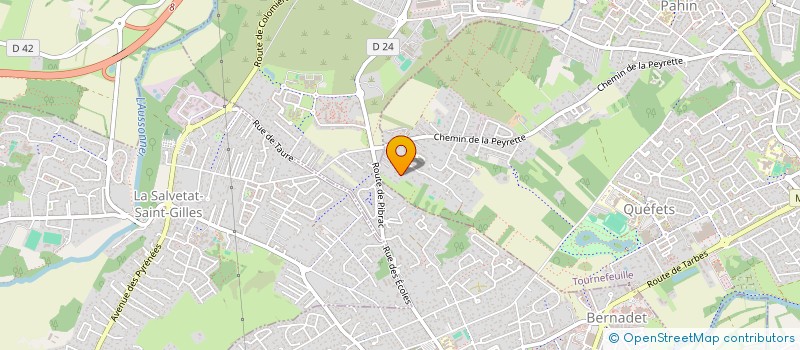 localisation de l'entreprise MONSIEUR NICOLAS CAZENAVE  TOURNEFEUILLE