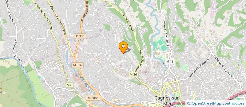 localisation de l'entreprise MONSIEUR NICOLAS CAZENOVE à CAGNES-SUR-MER