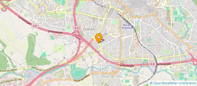 localisation de l'entreprise MONSIEUR NICOLAS CEA  AIX-EN-PROVENCE