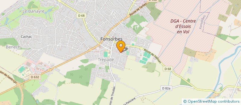 localisation de l'entreprise MONSIEUR NICOLAS CEDRAS à FONSORBES