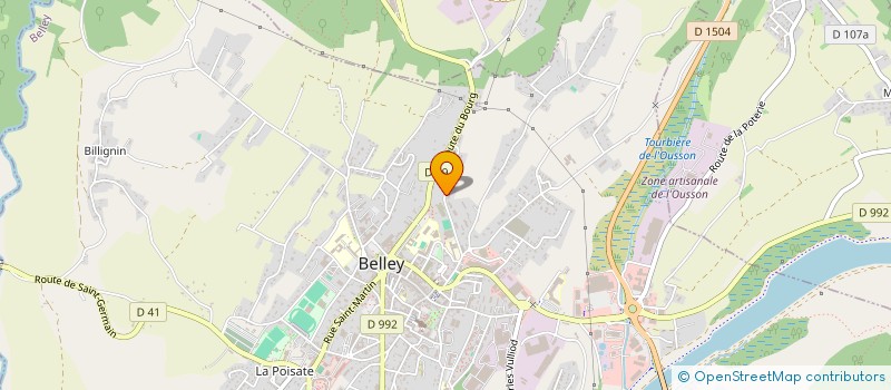 localisation de l'entreprise MONSIEUR NICOLAS CERALDI  BELLEY