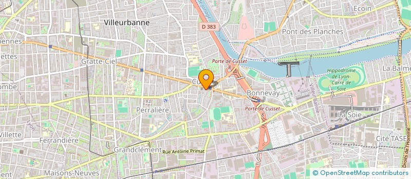 localisation de l'entreprise MONSIEUR NICOLAS CESSIEUX  VILLEURBANNE