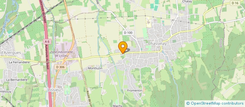 localisation de l'entreprise MONSIEUR NICOLAS CEVRERO  CHASSELAY