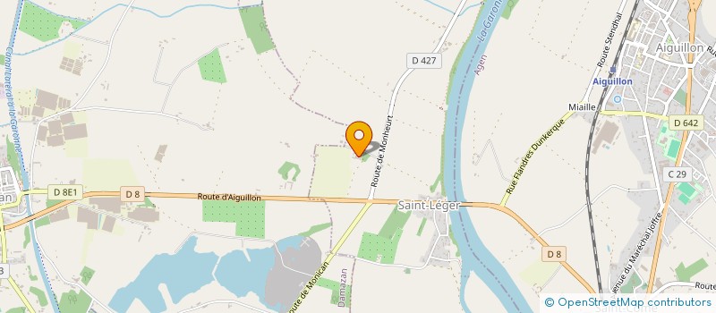 localisation de l'entreprise MONSIEUR NICOLAS CHABRERIE  PUCH D'AGENAIS