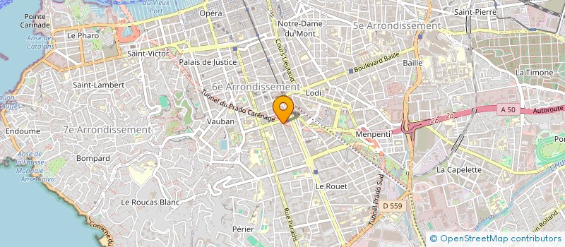 localisation de l'entreprise MONSIEUR NICOLAS CHABROL à MARSEILLE