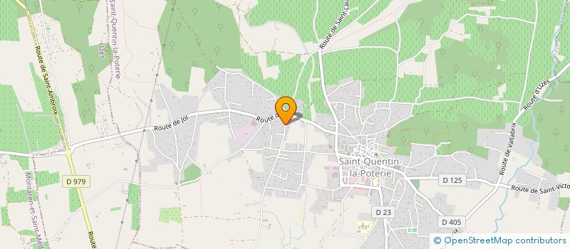 localisation de l'entreprise MONSIEUR NICOLAS CHAFFARD  SAINT-QUENTIN-LA-POTERIE