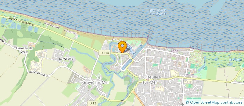 localisation de l'entreprise MONSIEUR NICOLAS CHAGNY  COURSEULLES-SUR-MER