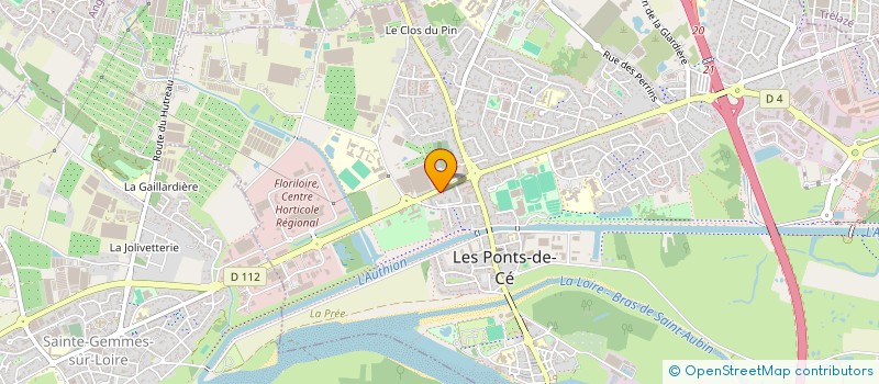 localisation de l'entreprise MONSIEUR NICOLAS CHAILLOUX à LES PONTS-DE-CE