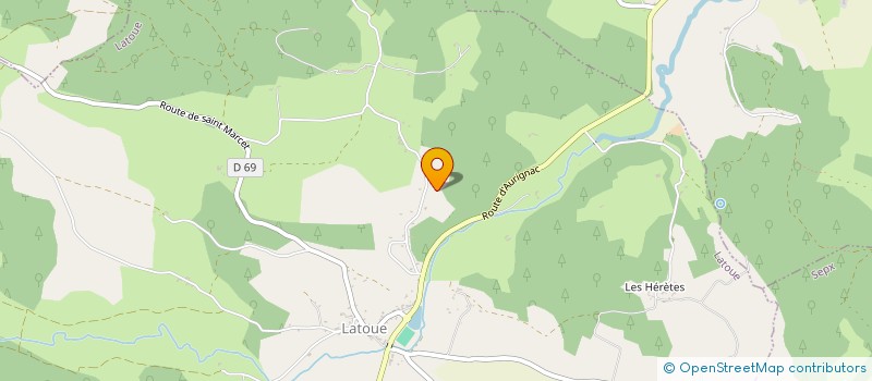 localisation de l'entreprise MONSIEUR NICOLAS CHALLE  SAUSSENS