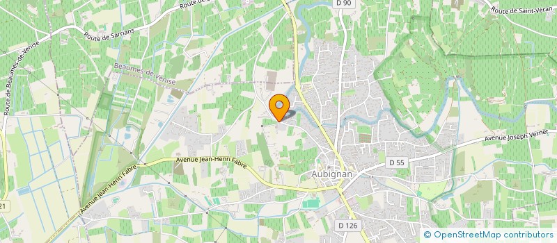 localisation de l'entreprise MONSIEUR NICOLAS CHALON  AUBIGNAN