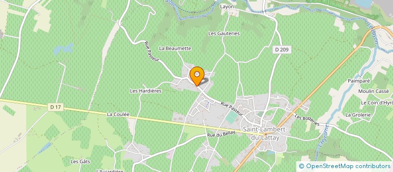 localisation de l'entreprise MONSIEUR NICOLAS CHAMBALLON  VAL-DU-LAYON