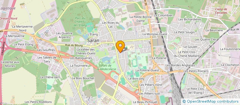 localisation de l'entreprise MONSIEUR NICOLAS CHAMBARD à SARAN