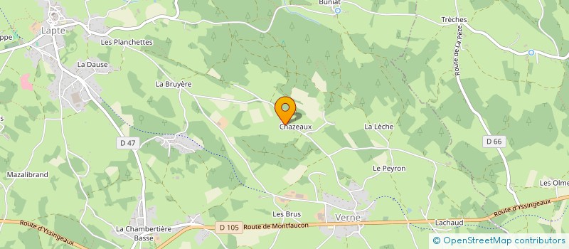 localisation de l'entreprise MONSIEUR NICOLAS CHAMBERT à LAPTE