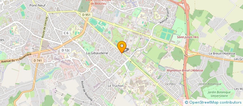 localisation de l'entreprise MONSIEUR NICOLAS CHAMBINAUD  POITIERS