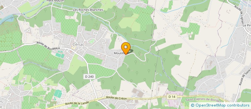 localisation de l'entreprise MONSIEUR NICOLAS CHAMBON  CENAC