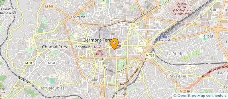 localisation de l'entreprise MONSIEUR NICOLAS CHAMBON à CLERMONT-FERRAND