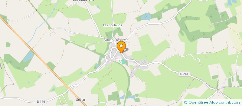 localisation de l'entreprise MONSIEUR NICOLAS CHAMBRELAN  SAINT-DESIRE