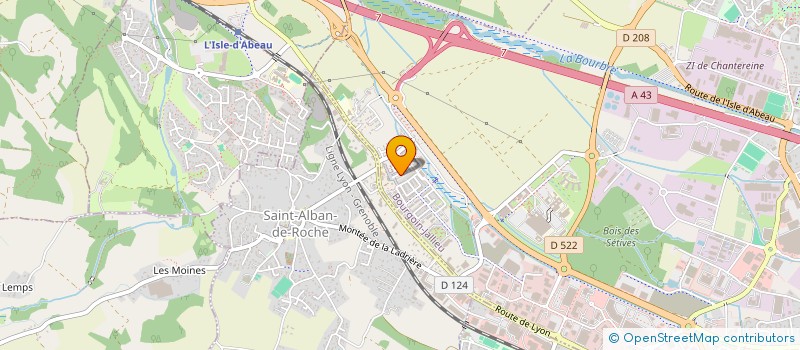 localisation de l'entreprise MONSIEUR NICOLAS CHAMPAGNE à BOURGOIN-JALLIEU