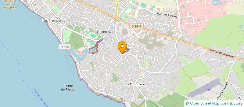 localisation de l'entreprise MONSIEUR NICOLAS CHAMPAUD à LES SABLES D'OLONNE