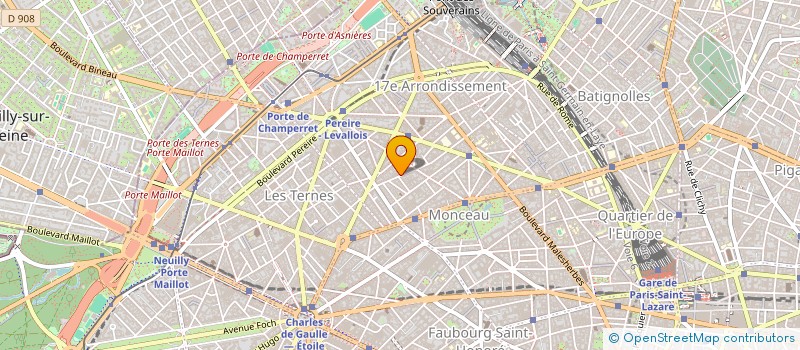 localisation de l'entreprise MONSIEUR NICOLAS CHAMPETIER  PARIS