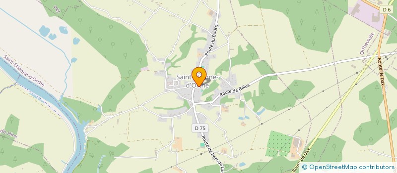 localisation de l'entreprise MONSIEUR NICOLAS CHANSARD  SAINT-ETIENNE-D'ORTHE