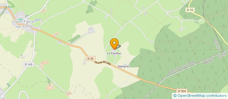 localisation de l'entreprise MONSIEUR NICOLAS CHANTELOUP  VIMARTIN-SUR-ORTHE