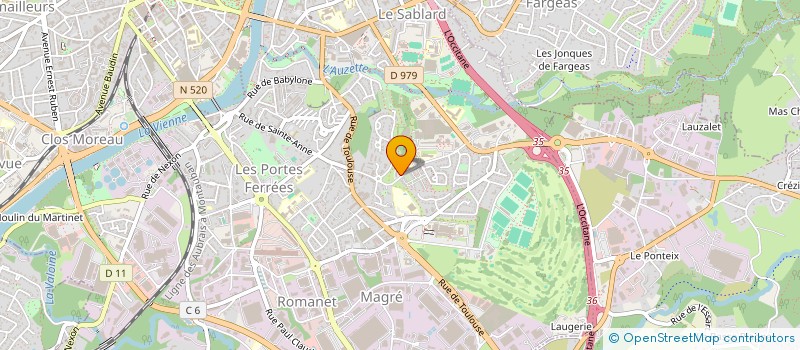 localisation de l'entreprise MONSIEUR NICOLAS CHANTRAINE à LIMOGES