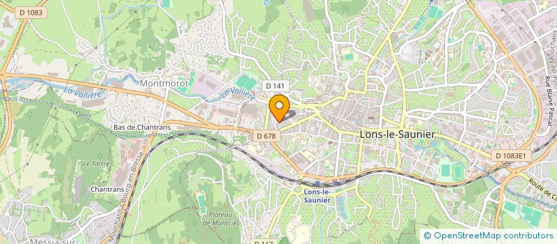 localisation de l'entreprise MONSIEUR NICOLAS CHANUDET  LONS-LE-SAUNIER