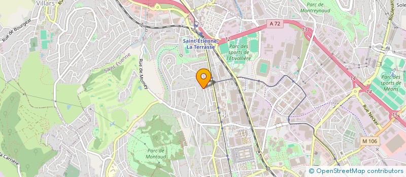 localisation de l'entreprise MONSIEUR NICOLAS CHANUT  SAINT-ETIENNE