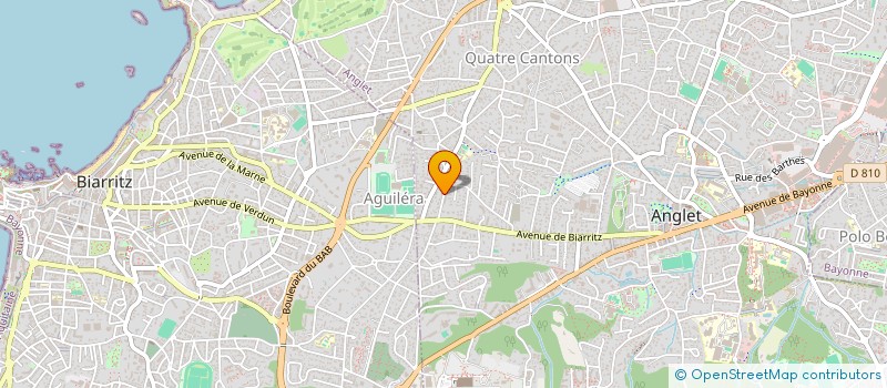 localisation de l'entreprise MONSIEUR NICOLAS CHAPELLE  ANGLET