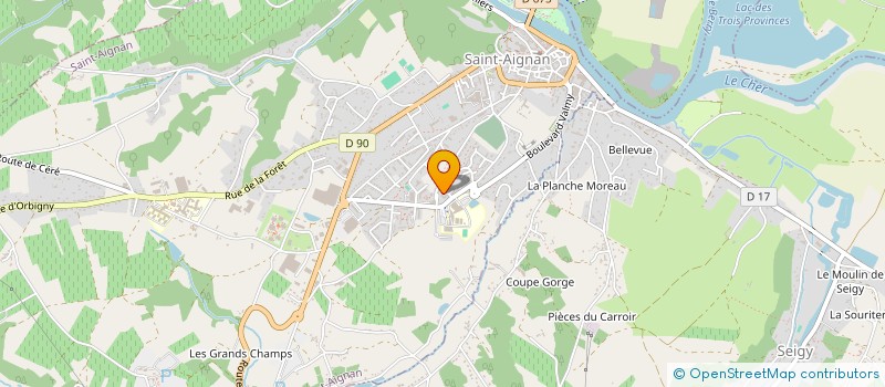localisation de l'entreprise MONSIEUR NICOLAS CHAPIOTIN à VALENCAY