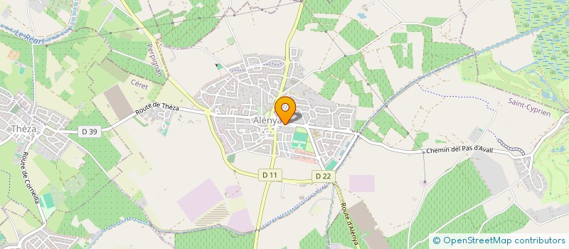 localisation de l'entreprise MONSIEUR NICOLAS CHAPUIS  CORNEILLA-DEL-VERCOL