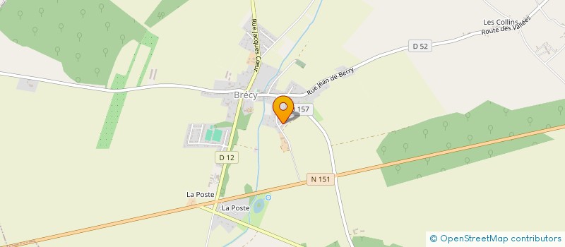 localisation de l'entreprise MONSIEUR NICOLAS CHAPUIS  BRECY