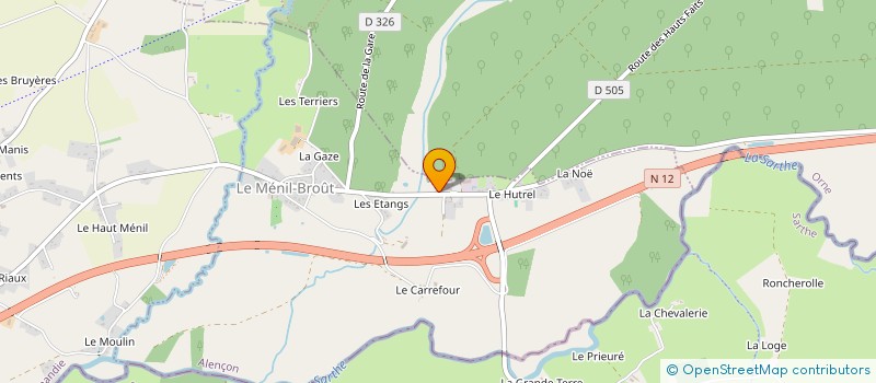 localisation de l'entreprise MONSIEUR NICOLAS CHAPUIS à LE MENIL-BROUT