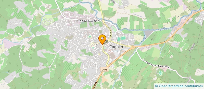 localisation de l'entreprise MONSIEUR NICOLAS CHARCHIRA à COGOLIN