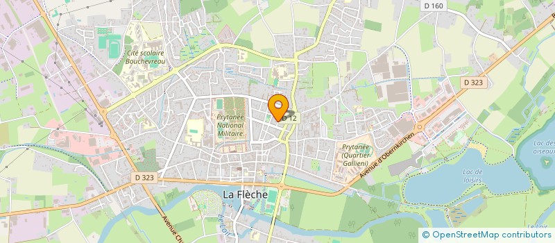 localisation de l'entreprise MONSIEUR NICOLAS CHARDIN  LA FLECHE