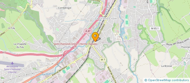 localisation de l'entreprise MONSIEUR NICOLAS CHARDON  LA GRAND-CROIX