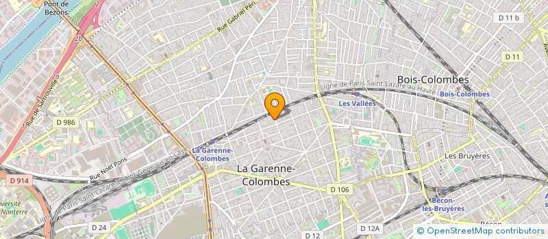 localisation de l'entreprise MONSIEUR NICOLAS CHARLES à LA GARENNE-COLOMBES