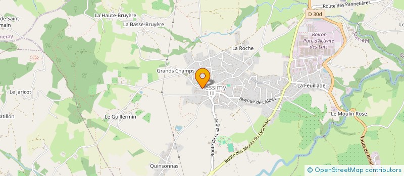 localisation de l'entreprise MONSIEUR NICOLAS CHARLEUX  MESSIMY